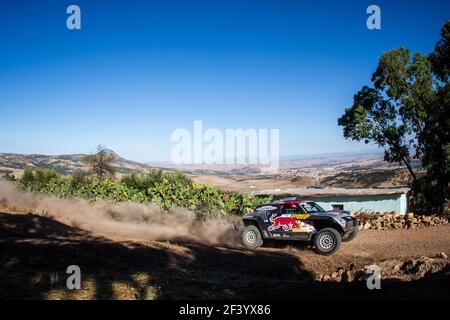 309 DESPRES Cyril (AND), cotre Jean-Paul (FRA), X-RAID Mini John Cooper Works Buggy Team, Mini John Cooper Works Buggy, Auto, Aktion während der Rallye Marokko 2018, Prolog, Fes, oktober 4 - Foto Frederic Le Floc'h / DPPI Stockfoto