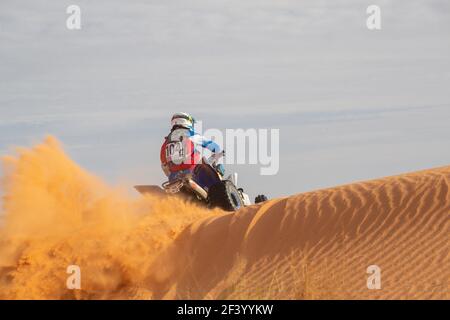 104 MAKSIMOV Aleksandr (RUS), Yamaha Raptor 700, Moto,Quad, Aktion während der Rallye Marokko 2018, Etappe 2, Erfoud bis Erfoud, oktober 6 - Foto Frederic Le Floc'h / DPPI Stockfoto