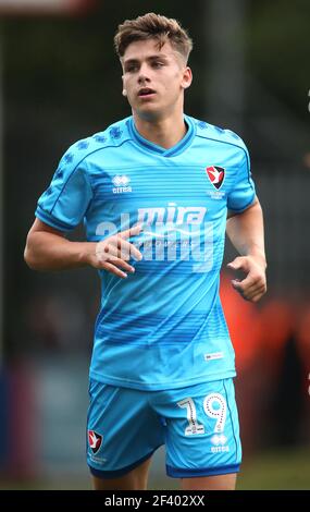 Datei-Foto vom 20-07-2019 von Cheltenham Town's George Lloyd. Ausgabedatum: Donnerstag, 18. März 2021. Stockfoto