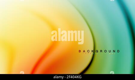 Strudel Flüssigkeit fließende Farben Bewegungseffekt, holographischen abstrakten Hintergrund. Strudel Flüssigkeit fließende Farben Bewegungseffekt, holographischen abstrakten Hintergrund. Vektorgrafik Stockfoto