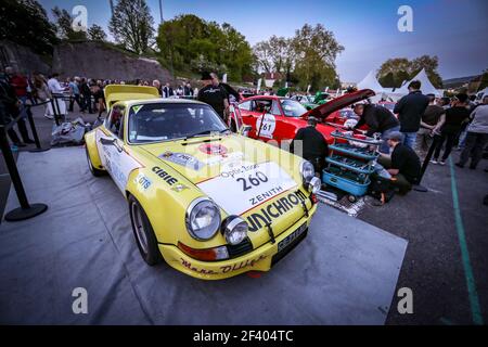 260 Patrick PAPPALARDO, Henri MOTORHAUBE, FRA, FRA, PORSCHE 911 Carrera RSR 2,8L 1973, Aktion während der Tour Auto 2018 Optic 2000, vom 24. Bis 28. april - Foto Alexandre Guillaumot / DPPI Stockfoto