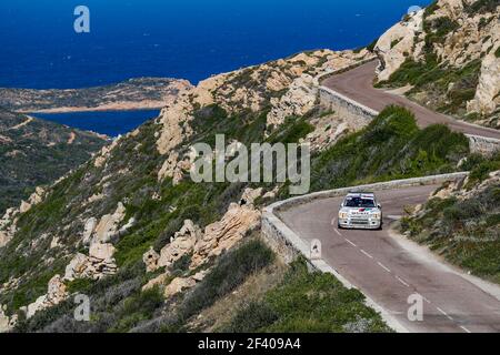 283 SUCARI Martin (arg), PECOROFF Gustavo (arg), Peugeot 205 T16, Aktion während der Tour de Corse historique 2018 vom 8. Bis 13. oktober in Korsika, Frankreich - Foto Florent Gooden / DPPI Stockfoto