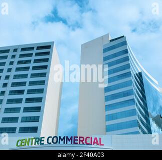 Tanger Mall. Das Erholungsgebiet von Tanger in Marokko. Stockfoto