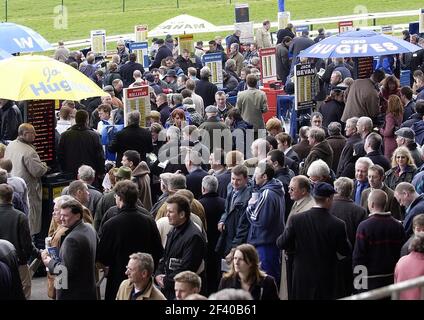 NATIONAL HUNT FESTIVAL CHELTENHAM 1ST TAG 11/3/2003 BILD DAVID ASHDOWNRACING CHELTENHAM Stockfoto