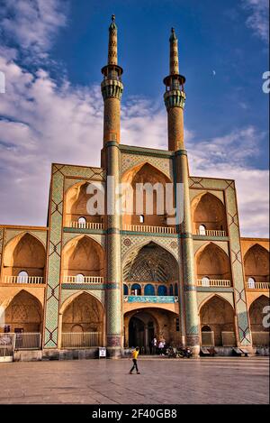 Amir Chakhmaq Moschee, Yazd, Iran. Stockfoto