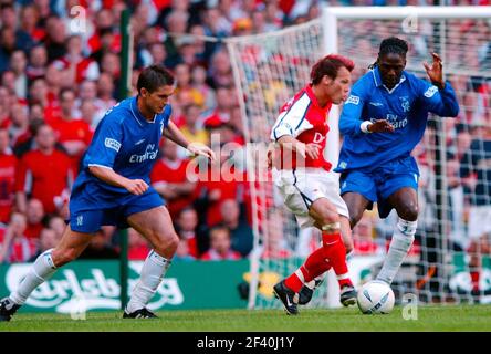 FA CUP FINALE ARSENAL CHELSEA 4/5/2002 BILD DAVID ASHDOWN.FA CUP Stockfoto