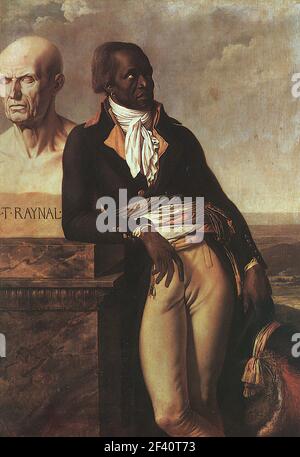 Anne-Louis Girodet - Porträt Jean Baptiste Belley 1798 Stockfoto