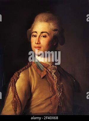 Dmitry Levitzky - Alexander Lanskoy 1780 Stockfoto