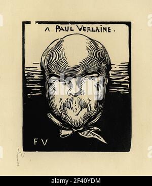 Félix Vallotton - Paul Verlaine 1891 Stockfoto