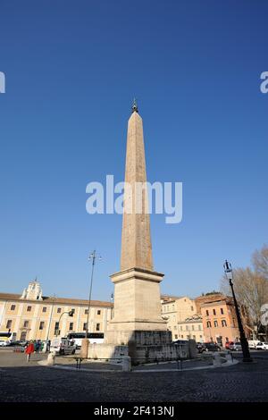 Italien, Rom, San Giovanni in Laterano, Obelisco Lateranense, der höchste und älteste Obelisk in Rom Stockfoto