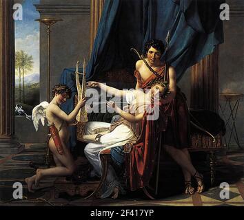 Jacques-Louis David - Sappho Phaon 1809 Stockfoto