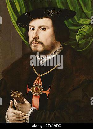 Jan Gossaert a.k.a Jan Mabuse - Portrait Francisco De Los Cobos C 1531 Stockfoto