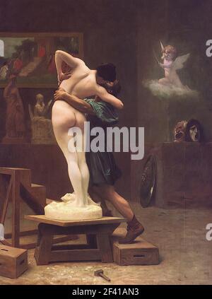 Jean-Léon Gérôme - Pygmalion Galatea 1890 Stockfoto