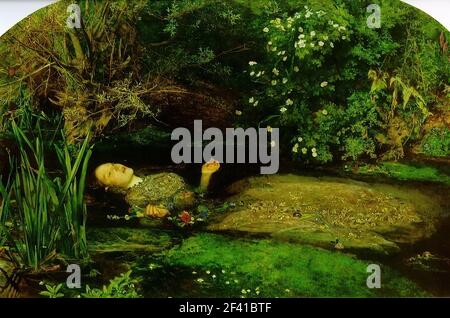 John Everett Millais - Ophelia 1851 Stockfoto