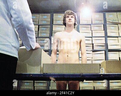 Eine CLOCKWORK ORANGE 1971 Warner Bros Film mit Malcolm McDowell Stockfoto