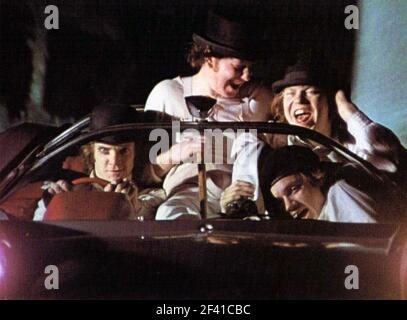 Ein UHRWERK ORANGE 1971 Warner Bros Film mit Malcolm McDowell Stockfoto