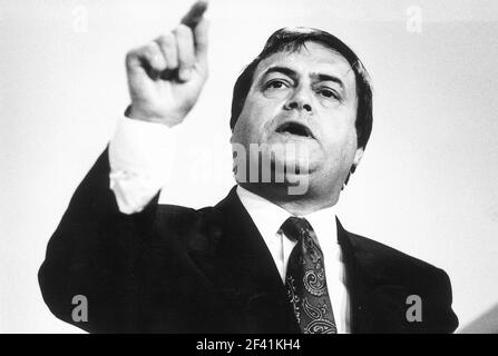 John Prescott Stellvertretender Führer der Labour Party und Labour MP für HullDBase Stockfoto