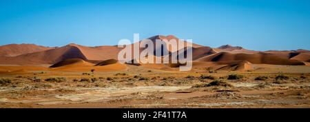 Die Wüste namib, die älteste Wüste der Welt. Stockfoto