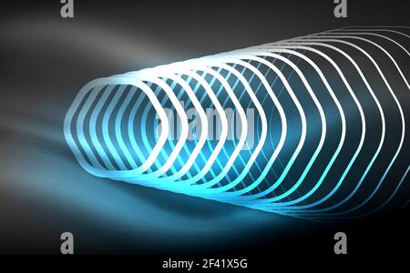 Umrisse Sechsecke, glühende geometrische Formen, digitale Techno abstrakt Hintergrund. Umrisse Sechsecke, glühende geometrische Formen, digitale techno Abstract Background, Vector Illustration Stock Vektor