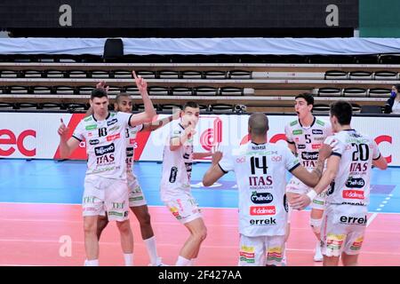 BLM Group Arena, Trient, Italien, 18 Mar 2021, Simone Giannelli (ITAS Trentino) während ITAS Trentino gegen Sir Sicoma Monini Perugia, CEV Champions League Volleyball Spiel - Foto Lorena Bonapace / LM Stockfoto