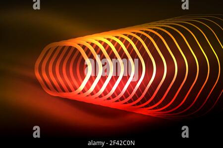 Umrisse Sechsecke, glühende geometrische Formen, digitale Techno abstrakt Hintergrund. Umrisse Sechsecke, glühende geometrische Formen, digitale techno Abstract Background, Vector Illustration Stock Vektor