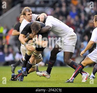 ENGLAND V NEUSEELAND IN TWICKENHAM 21/11/09. RICHIE McCaw. BILD DAVID ASHDOWN Stockfoto
