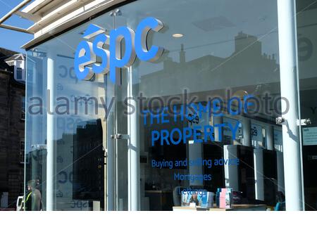 ESPC Büro, Edinburgh Solicitors Property Centre, George Street, Edinburgh, Schottland Stockfoto