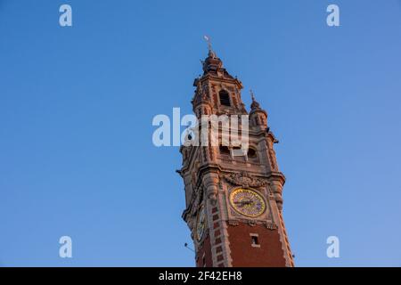 Lille, der Glockenturm der Handelskammer, Französisch flandern Stockfoto