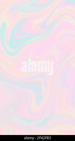 Ornamentaler Hintergrund mit abstrakten Mustern, einer Kombination aus Flieder, hellem Kalk, Blau und Candy Pink Farben. Flüssige Malerei abstrakte Textur, Art tec Stockfoto