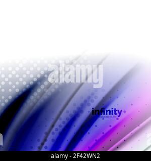 Verschwommenes Mischen flüssiger fließender Farben, abstrakter Hintergrund, Webdesign Vorlage für Präsentation, App Wallpaper, Banner oder Poster. Verschwommenes Mischen flüssiger fließender Farben, Vektor abstrakter Hintergrund, Webdesign Vorlage für Präsentation, App Wallpaper, Banner oder Poster Stock Vektor
