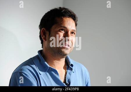 Indischer Kricketspieler Sachin Tendulkar 12/6/09 BILD DAVID ASHDOWN Stockfoto