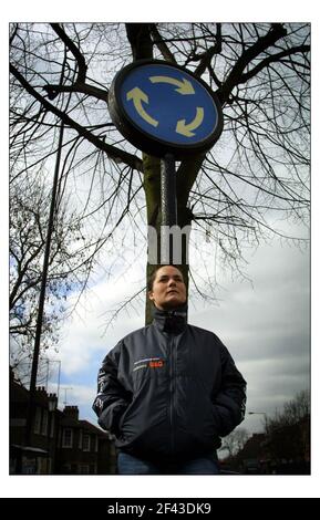 Bootsfrau Ellen MacArthur fotografiert in London.Foto von David Sandison 13/2/2003 Stockfoto