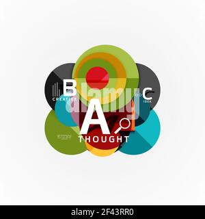 Papier Infografik Banner-Vorlage mit a b c Optionen, Infografiken Elemente. Papier Infografik Banner-Vorlage mit a b c Optionen, Infografiken Elemente. Vektorgrafik Stock Vektor