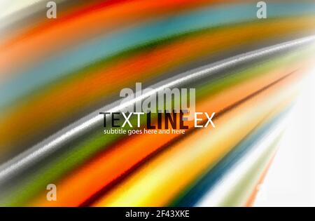 Regenbogen Farbe Wellen, Vektor verschwommen abstrakten Hintergrund. Regenbogen Farbe Wellen, Vektor verschwommen abstrakten Hintergrund. Vektor künstlerische Illustration für Präsentation, App Wallpaper, Banner oder Poster Stock Vektor