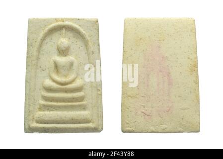 Buddha Amulette des Wat Rakhang Khositaram Woramahawiharn Tempels. Phra somdej WAT rakhang , 27. März 1993 Stockfoto