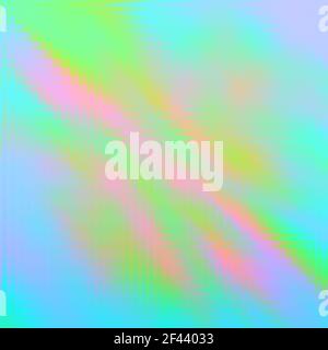Ein abstraktes irisierendes, unscharfes Hintergrundbild. Stockfoto