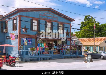 Geographie / Reisen, USA, Vermont, Weston, Vermont, Weston Village Netzvorhang, zusätzliche-Rechte-Freigabe-Info-nicht-verfügbar Stockfoto