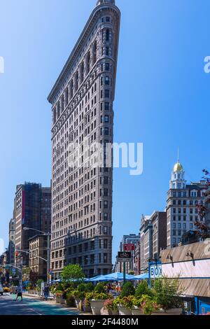 Geographie / Reisen, USA, New York, New York City, Manhattan, Flatiron Building, Additional-Rights-Clearance-Info-Not-Available Stockfoto