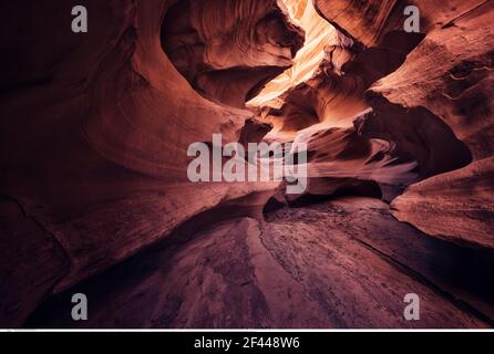 Geographie / Reisen, USA, Arizona, Waterholes Canyon, Sommer, Additional-Rights-Clearance-Info-Not-Available Stockfoto