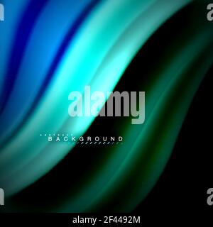 Flüssigkeit mischen Farben Vektor Welle abstraktes Hintergrunddesign. Bunte Netzwellen. Flüssigkeit mischen Farben Vektor Welle abstraktes Hintergrunddesign. Bunte Netzwellen. Vektorgrafik Stock Vektor