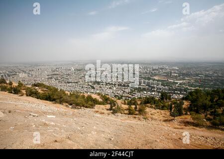 Damaskus, Syrien - August 04,2010 : Syrien vor dem Krieg. Gesamtansicht der stadt damaskus Stockfoto