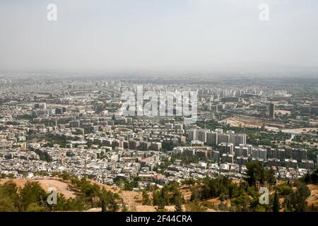 Damaskus, Syrien - August 04,2010 : Syrien vor dem Krieg. Gesamtansicht der stadt damaskus Stockfoto