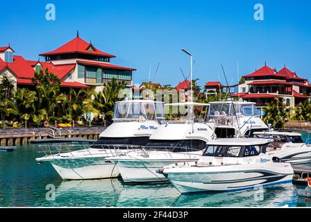 Geographie / Reisen, Seychellen, Mahe, Eden Island, Marina, Additional-Rights-Clearance-Info-Not-Available Stockfoto