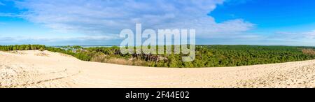 Die Düne von Pilat, in der Nähe des Arcachon-Beckens, in Gironde, in New Aquitaine, Frankreich Stockfoto