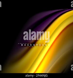 Flüssigkeit mischen Farben Vektor Welle abstraktes Hintergrunddesign. Bunte Netzwellen. Flüssigkeit mischen Farben Vektor Welle abstraktes Hintergrunddesign. Bunte Netzwellen. Vektorgrafik Stock Vektor