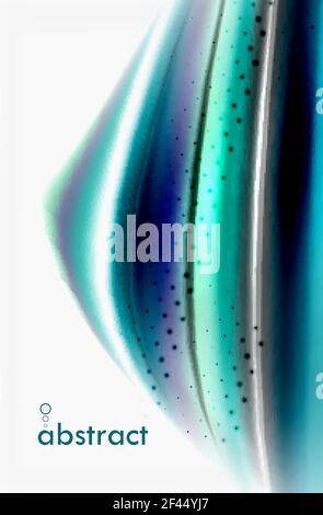 Regenbogen Farbe Wellen, Vektor verschwommen abstrakten Hintergrund. Regenbogen Farbe Wellen, Vektor verschwommen abstrakten Hintergrund. Vektor künstlerische Illustration für Präsentation, App Wallpaper, Banner oder Poster Stock Vektor