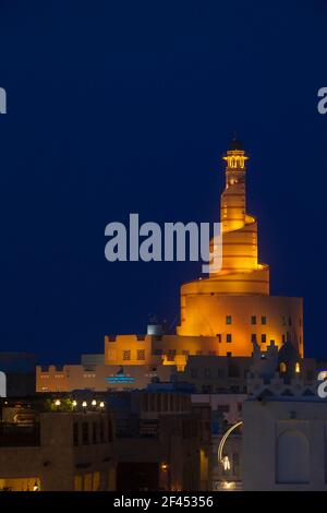 Katar, Doha, Fanar Qatar Islamische Kulturzentrum und Souq Waqif Stockfoto