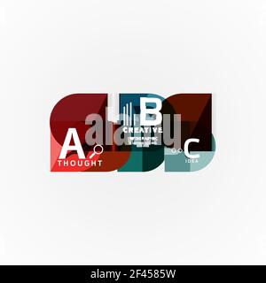 Papier Option Schritte Diagramm Infografik Layout. Papier Option Schritte Diagramm Infografik Layout. Vektor künstlerische Illustration für Business-Präsentation, Web-Banner oder Poster Stock Vektor