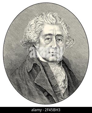 Matthew Boulton, 1728 – 1809, englischer Hersteller und Geschäftspartner des schottischen Ingenieurs James Watt Stockfoto