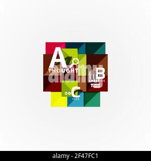 Papier Option Schritte Diagramm Infografik Layout. Papier Option Schritte Diagramm Infografik Layout. Vektor künstlerische Illustration für Business-Präsentation, Web-Banner oder Poster Stock Vektor